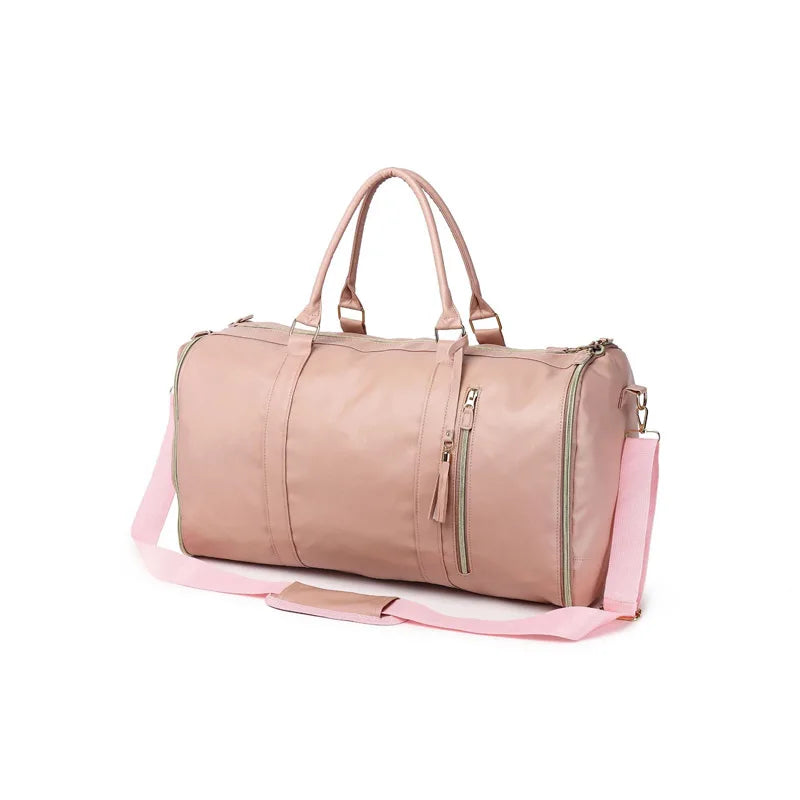LuxKayMarche First Class Foldable Travel Bag - Pink