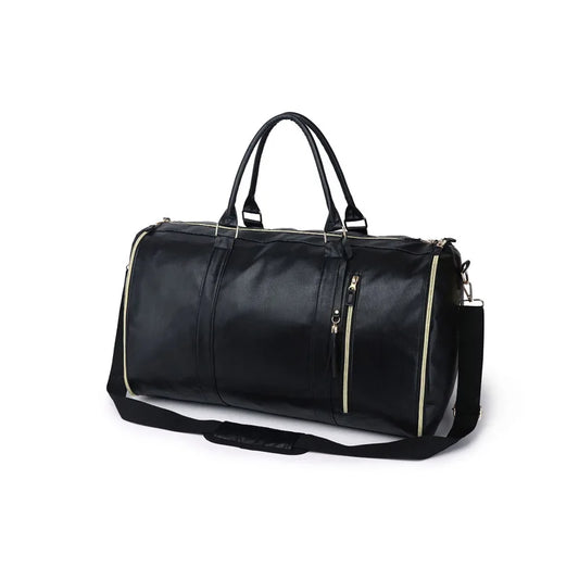 LuxKayMarche First Class Foldable Travel Bag - Black